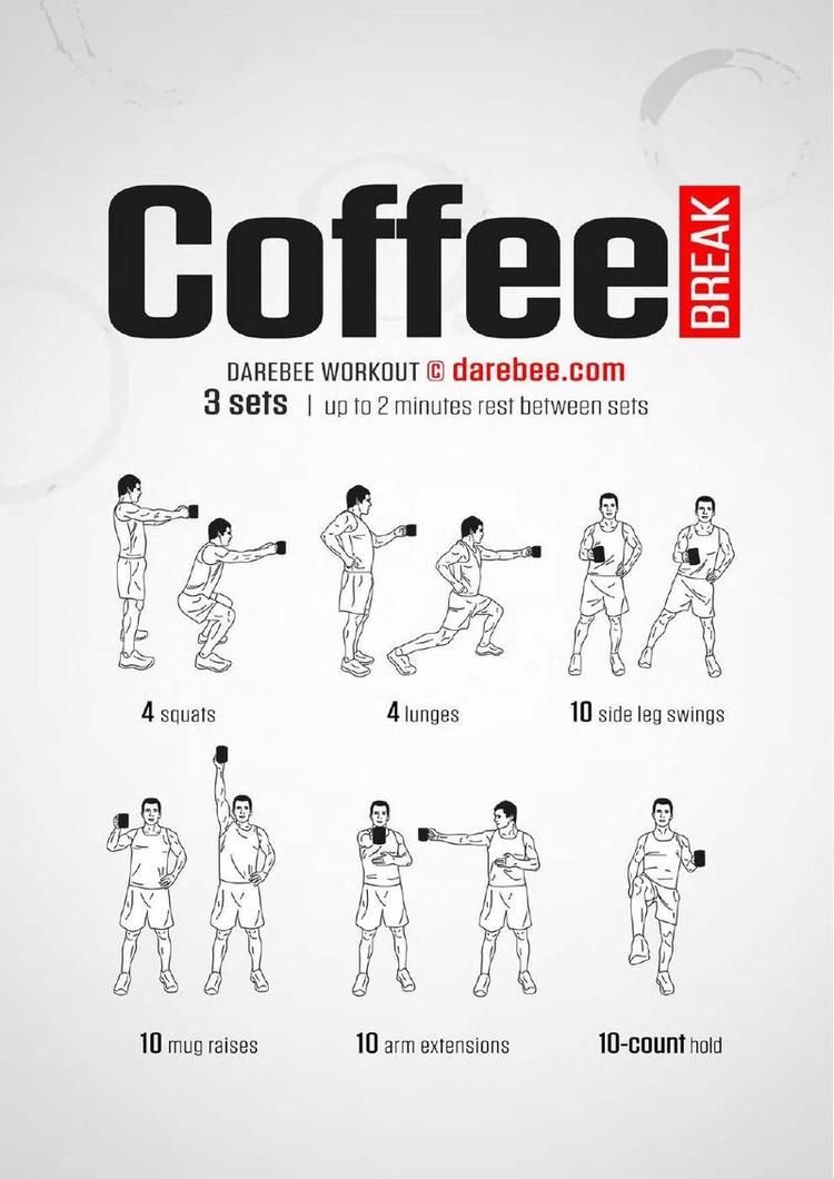 Coffee Break workout poster