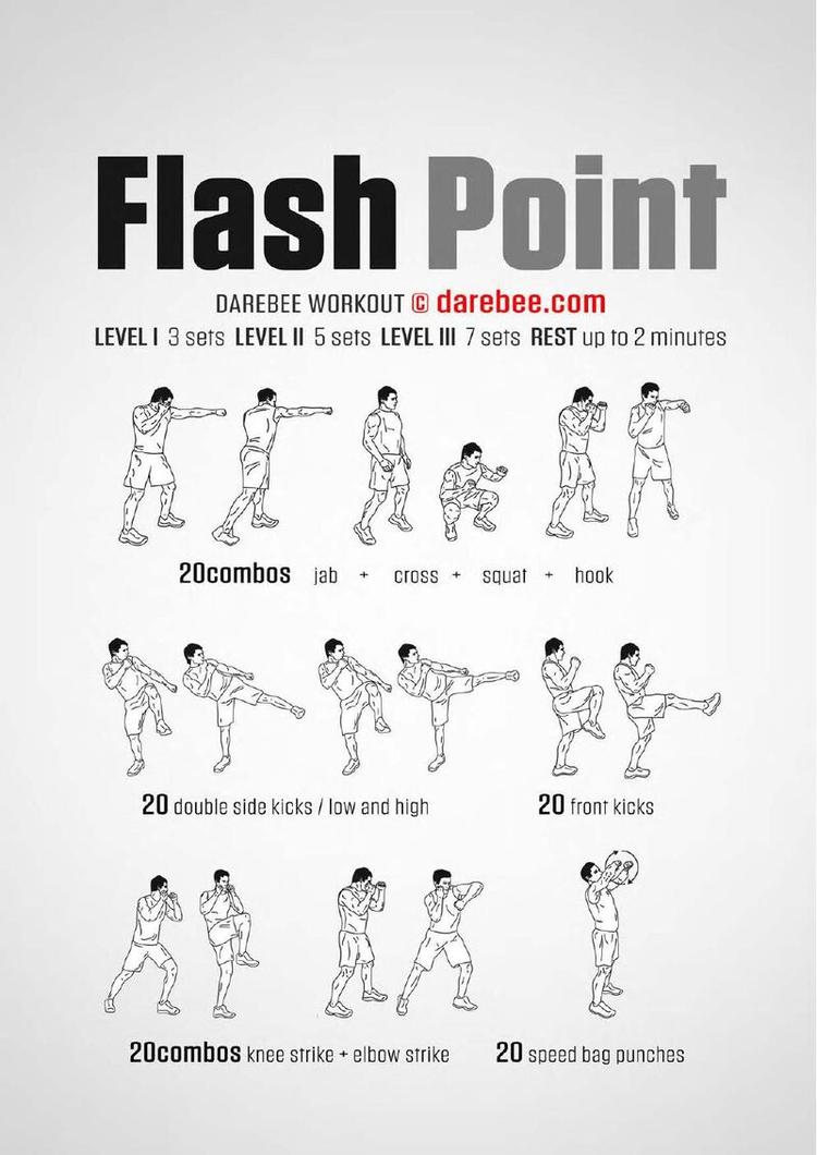 Flash Point workout poster
