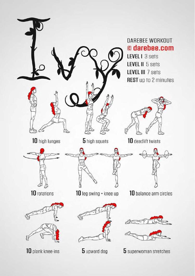 Ivy workout poster