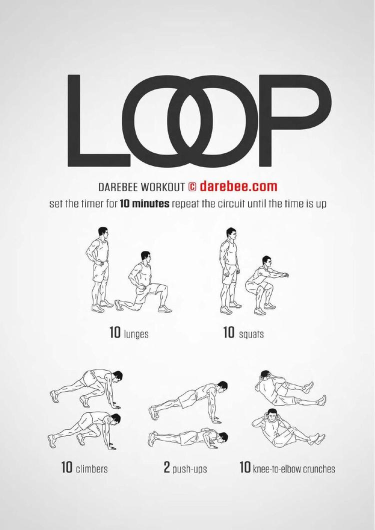 Loop workout poster