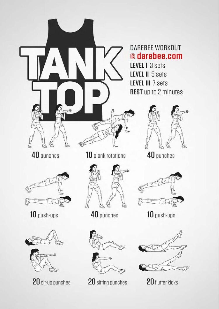 Tank Top workout poster
