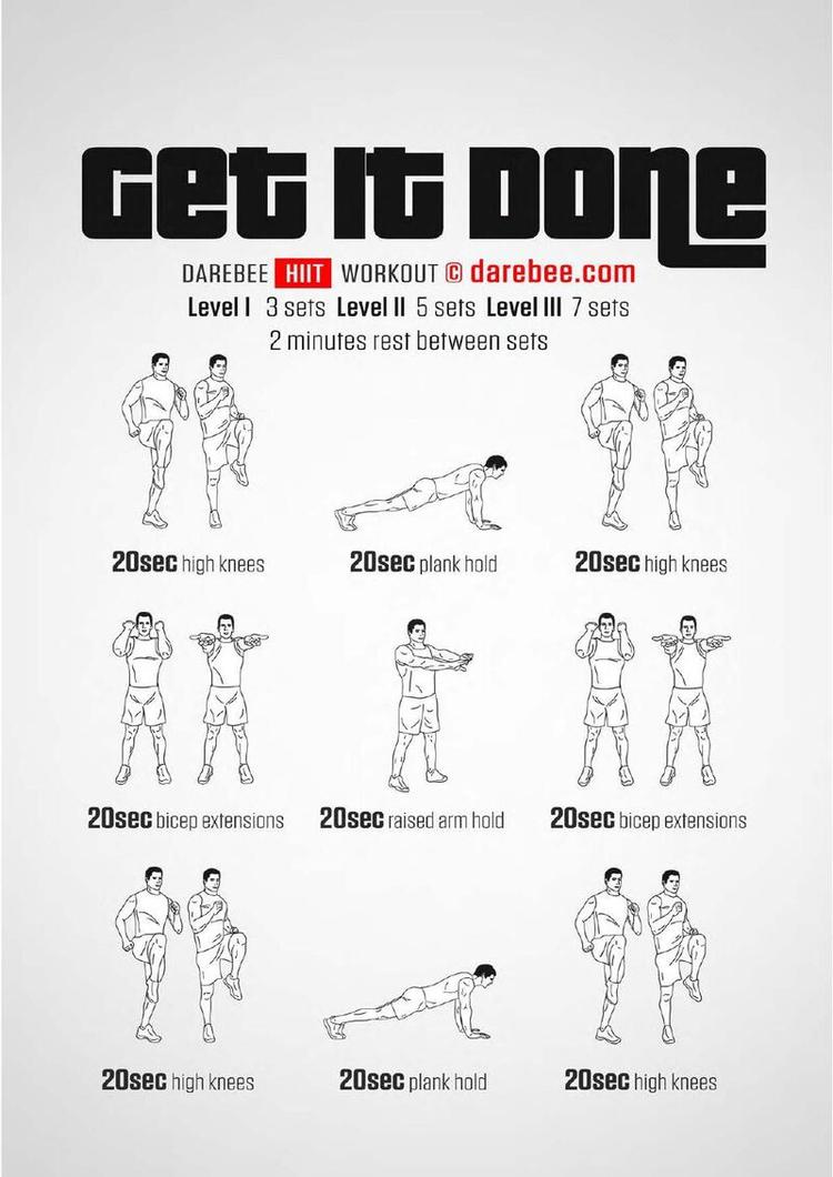 Get It Done workout poster