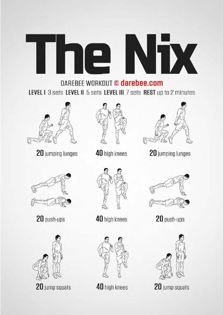 Nix workout poster