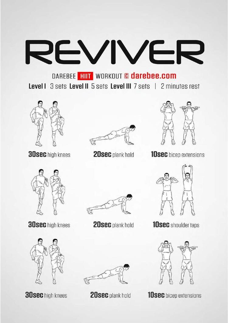 Reviver workout poster