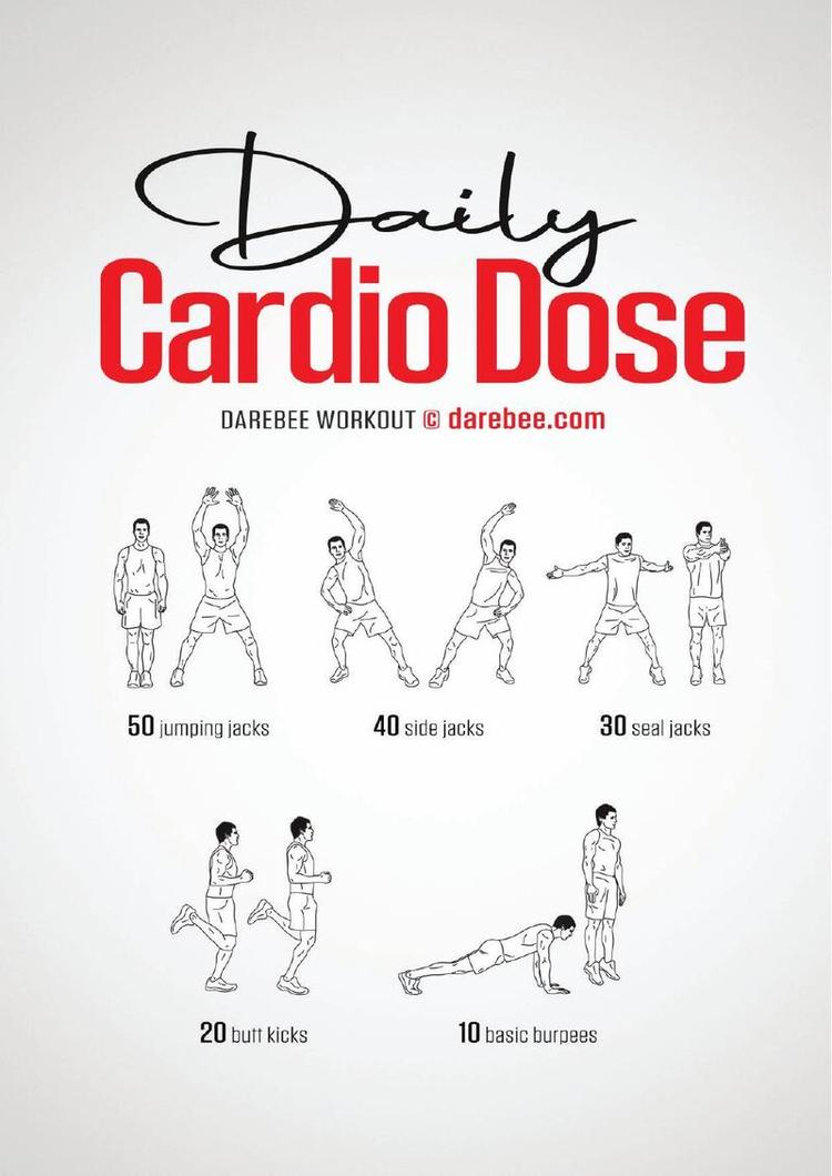 Daily Cardio Dose workout poster